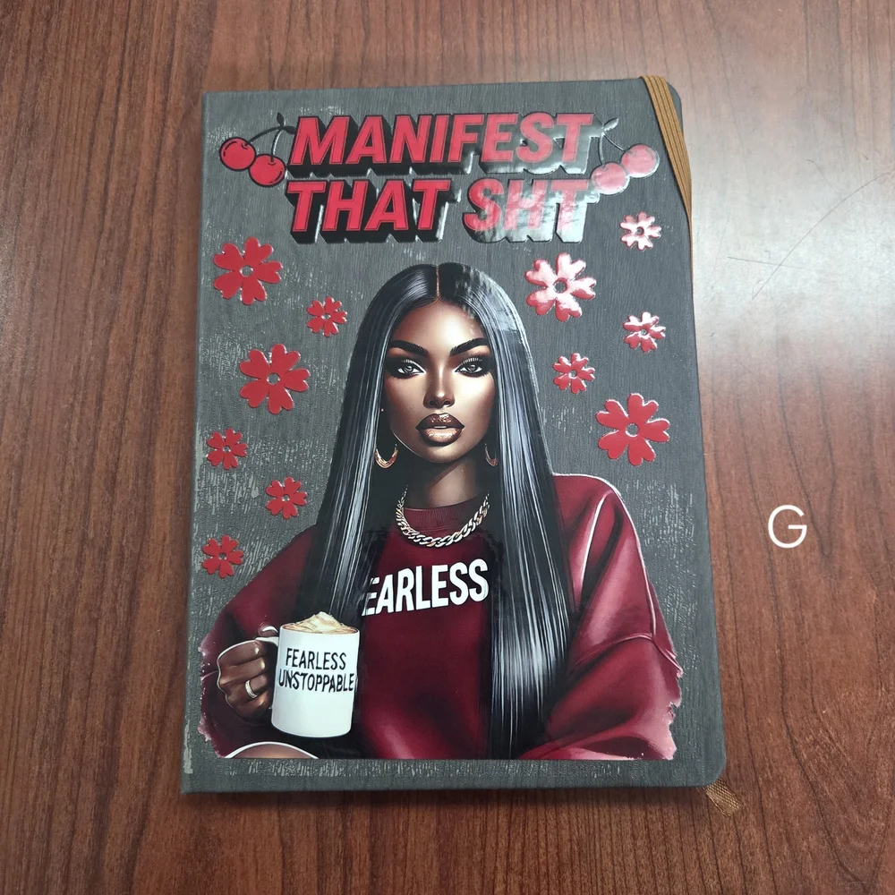 Manifest That Shit - Fearless Red Hardcover Journal